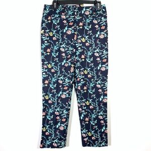 Ann Taylor Loft Floral Vine Print Riveria Pants